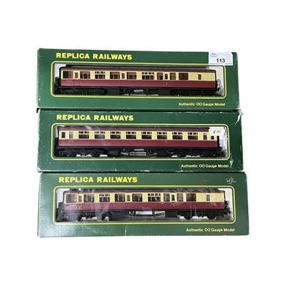 Lot 113 - A trio of boxed Replica Railway 00 gauge...