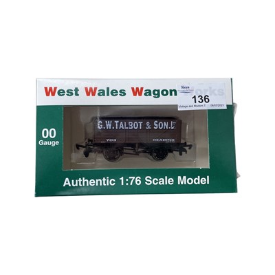 Lot 136 - A West Wales Wagon Works 00 gauge wagon,...