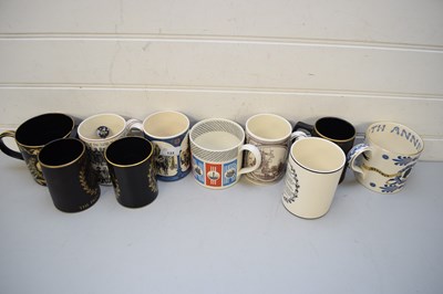 Lot 133 - COLLECTION OF TEN VARIOUS WEDGWOOD MUGS TO...