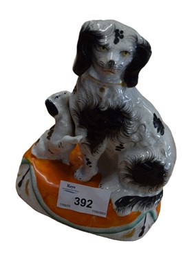 Lot 392 - Staffordshire Spaniel and Pup