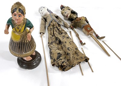 Lot 337 - Balinese/Indian Puppets