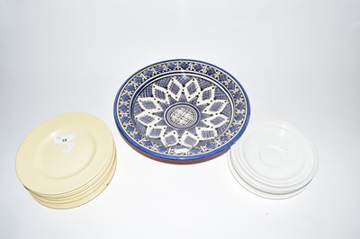 Lot 18 - Morocan pottery bowl together with Johnson...