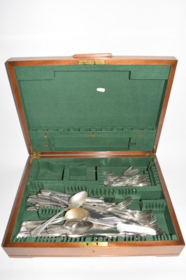 Lot 20 - Canteen of silver plated cutlery