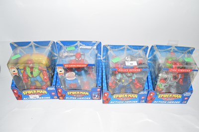 Lot 50 - Four boxed Spiderman figures