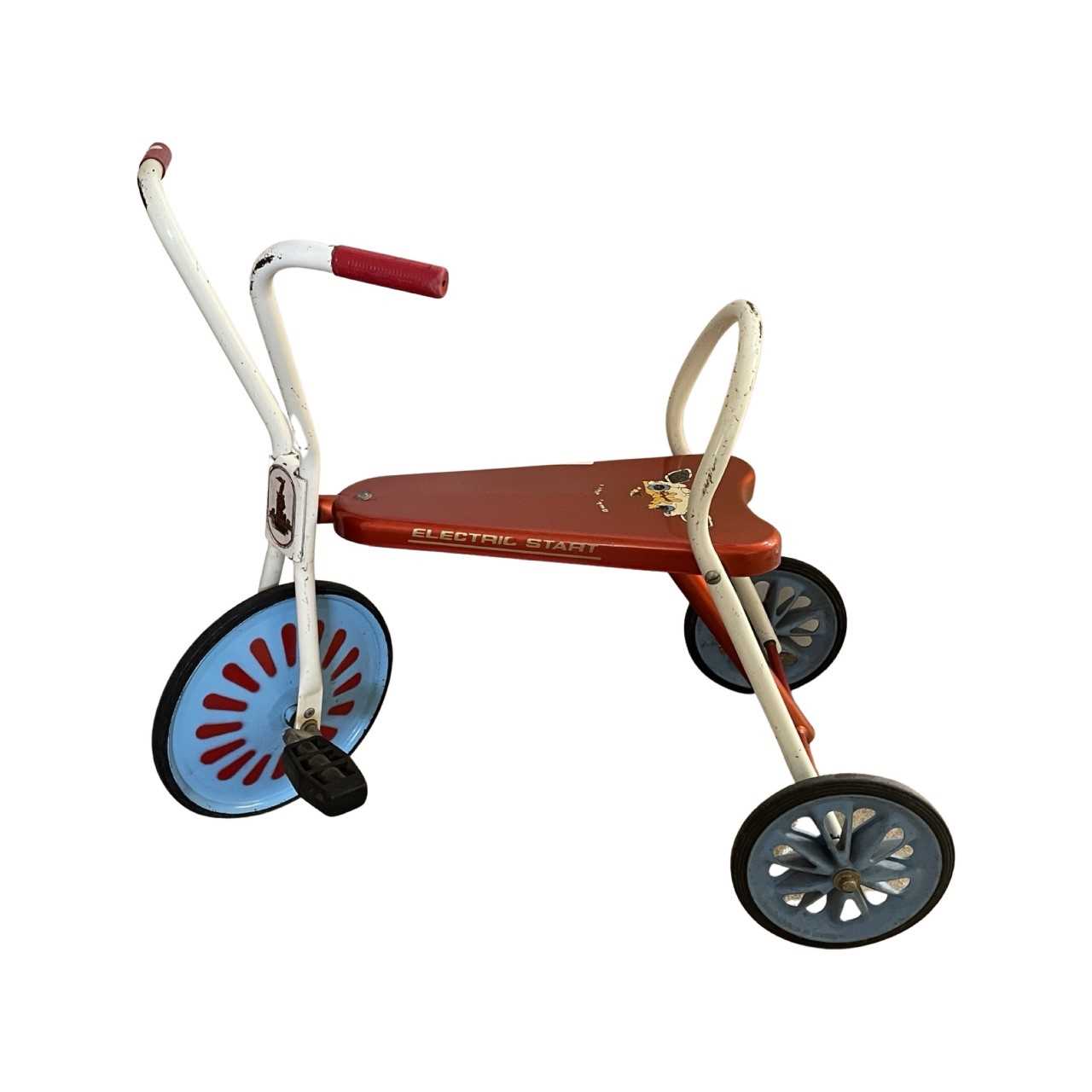 Lot 230 - A vintage Raleigh child's tricycle, emblazoned...