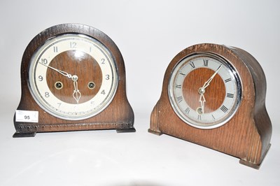 Lot 95 - Smiths Enfield mantel clock and one other (2)