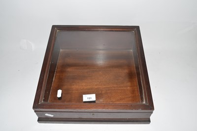 Lot 151 - Small wedge formed table top display cabinet