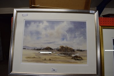 Lot 299 - Carter, Puddles, watercolour, framed and glazed