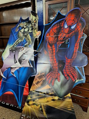 Lot 327 - A pair of official Spider-Man movie cardboard...