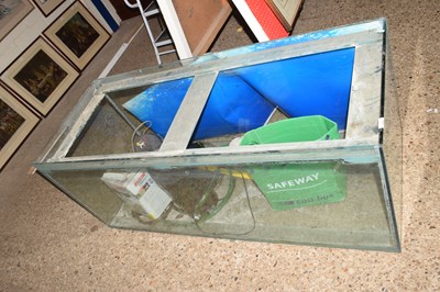 Lot 333 - Large aquarium, 60 ins long together with a...