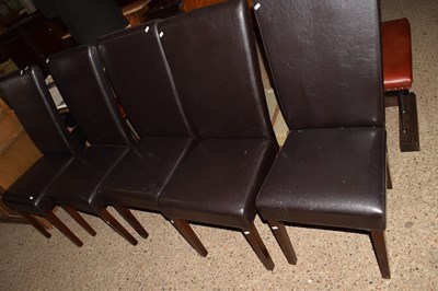 Lot 335 - Set of five modern dining chairs