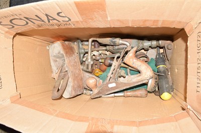 Lot 406 - Box of various assorted tools