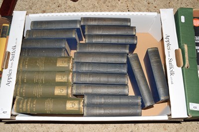 Lot 427 - One box of books, Shakespeare and Dickins