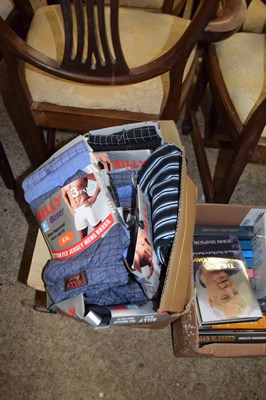 Lot 435 - Box of slippers and a box of as new boxer shorts