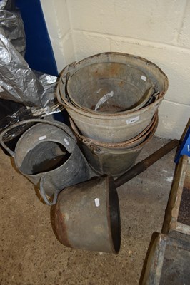Lot 459 - Mixed Lot: Various assorted galvanised buckets,...