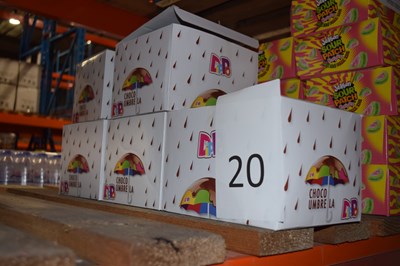 Lot 20 - Five boxes of Dippo Choco Umbrellas, approx 30...