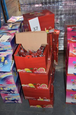 Lot 37 - Approx twenty boxes of Candied Lollypops...