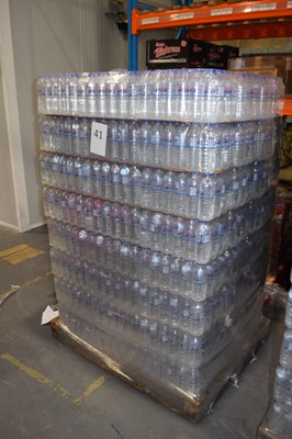 Lot 41 - Pallet of bottled water, approx 2300 x 500 mm...