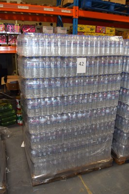 Lot 42 - Pallet of bottled water, approx 2300 x 500 mm...