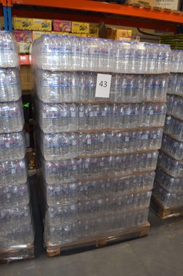 Lot 43 - Pallet of bottled water, approx 2300 x 500 mm...