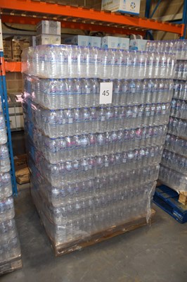 Lot 45 - Pallet of bottled water, approx 2300 x 500 mm...