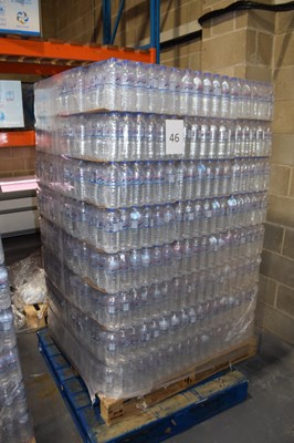 Lot 46 - Pallet of bottled water, approx 2300 x 500 mm...