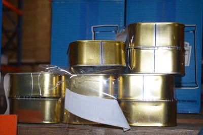 Lot 47 - Nine 365 gram tins of anchovy fillets in...