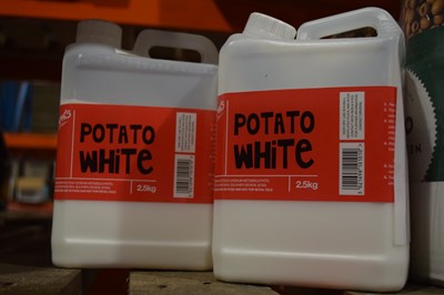Lot 56 - Two 2.5kg tubs of potato white powder. Best...