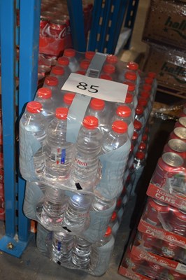 Lot 85 - Five packs of bottled water by Hayat, each...