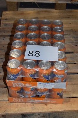Lot 88 - Two cartons of Orange Fanta, each carton...