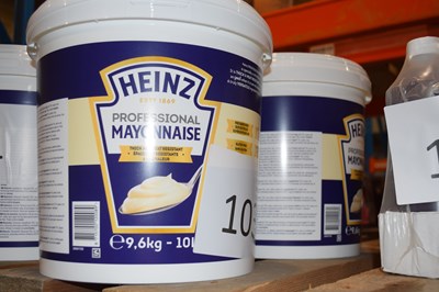 Lot 103 - Two tubs of Heinz Professional Mayonnaise, 10...