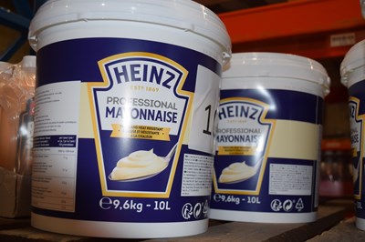 Lot 104 - Two tubs of Heinz Professional Mayonnaise, 10...
