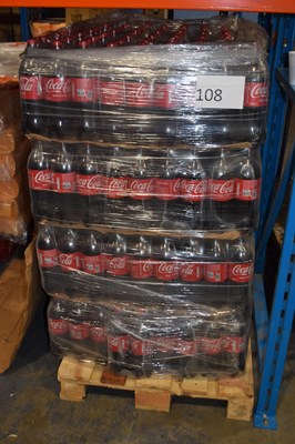 Lot 108 - One pallet of 1.5 litre Coca Cola bottles,...