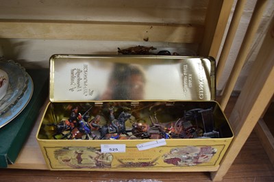 Lot 525 - SELECTION OF VINTAGE METAL SOLDIERS (TWO BOXES)