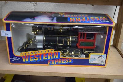 Lot 529 - BOXED WESTERN EXPRESS TOY LOCOMOTIVE