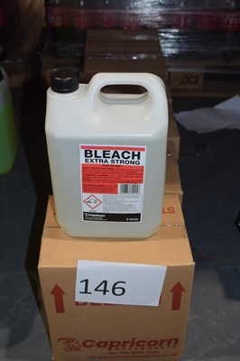 Lot 146 - Thirteen 5 litre bottles of Extra Strong Bleach