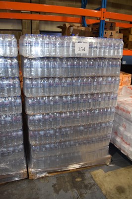 Lot 154 - Large pallet of bottled water containing...