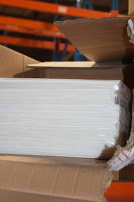 Lot 187 - One part box of filter papers, approx 300 pieces