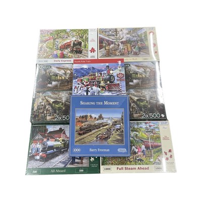 Lot 267 - A mixed lot of mostly sealed jigsaw puzzles,...