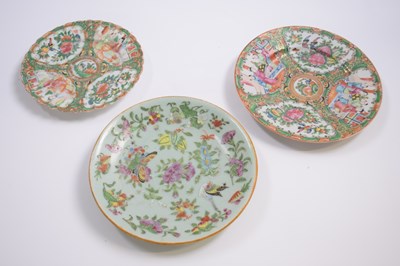 Lot 267 - Cantonese Porcelain Plates