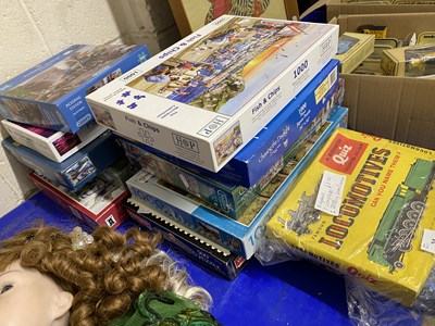 Lot 34 - Quantity of boxed jigsaw puzzles to include...