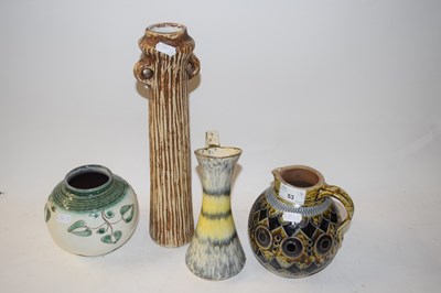 Lot 53 - Mixed lot of German pottery, vases and jugs