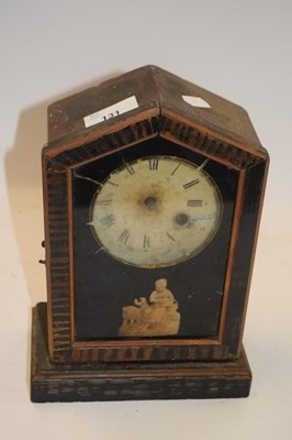 Lot 131 - Small mantel clock by The Red Star Clock...