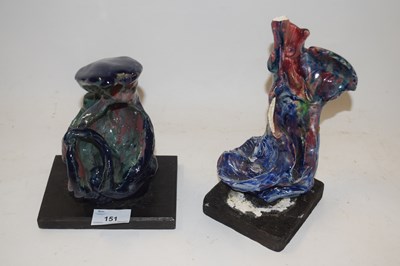 Lot 151 - A pair of abstract figures