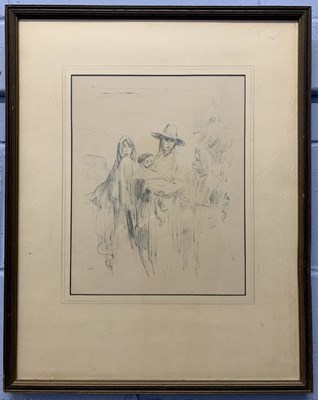 Lot 58 - In the manner of Augustus John RA (1878-1961),...