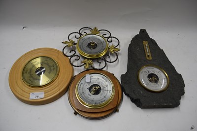 Lot 75 - Group of four modern barometers
