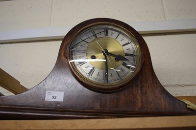 Lot 92 - Large domed top mantel clock by Anstey & Wilson