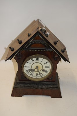 Lot 170 - Late 19th Century mantel clock in an...