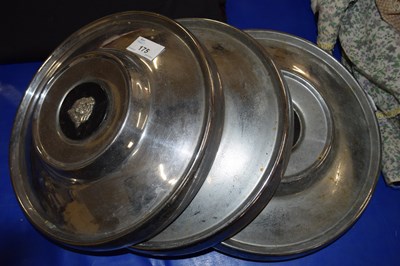 Lot 175 - Four vintage Jaguar hub caps