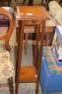 Lot 246 - Two tier oak plant stand